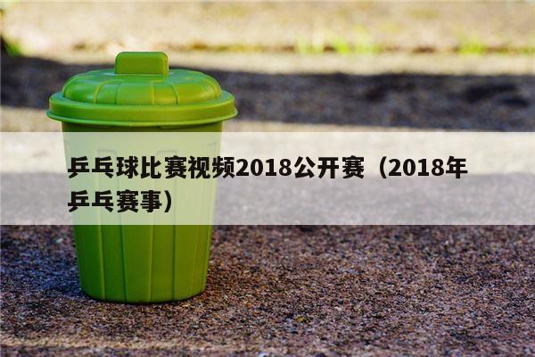 乒乓球比赛视频2018公开赛（2018年乒乓赛事）