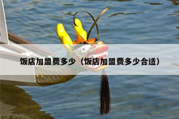饭店加盟费多少（饭店加盟费多少合适）