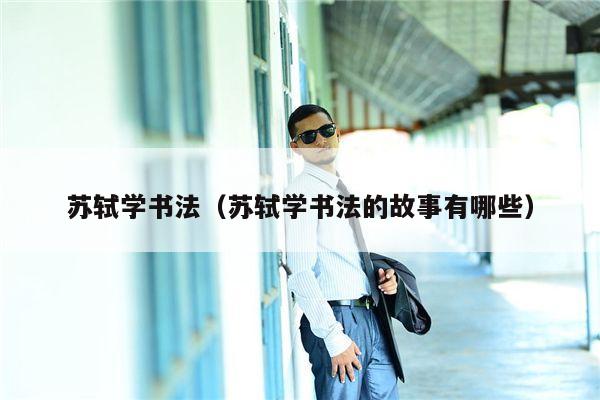 苏轼学书法（苏轼学书法的故事有哪些）