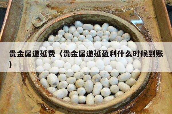 贵金属递延费（贵金属递延盈利什么时候到账）