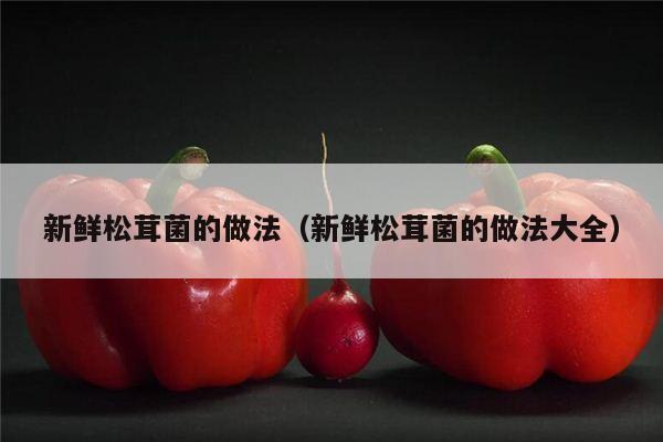 新鲜松茸菌的做法（新鲜松茸菌的做法大全）