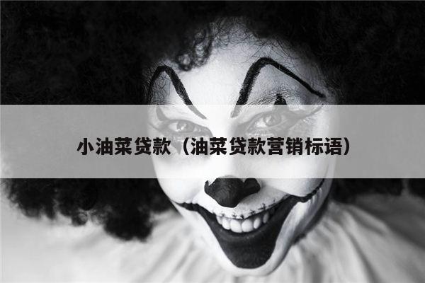 小油菜贷款（油菜贷款营销标语）