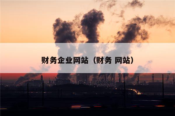 财务企业网站（财务 网站）