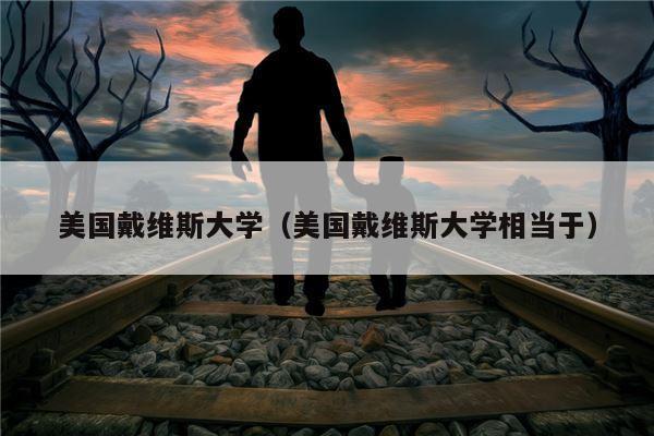 美国戴维斯大学（美国戴维斯大学相当于）
