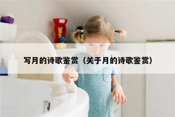 写月的诗歌鉴赏（关于月的诗歌鉴赏）