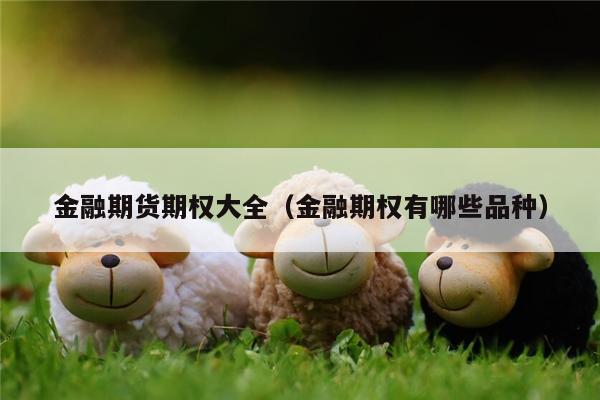 金融期货期权大全（金融期权有哪些品种）