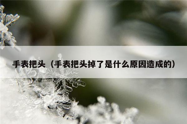 手表把头（手表把头掉了是什么原因造成的）